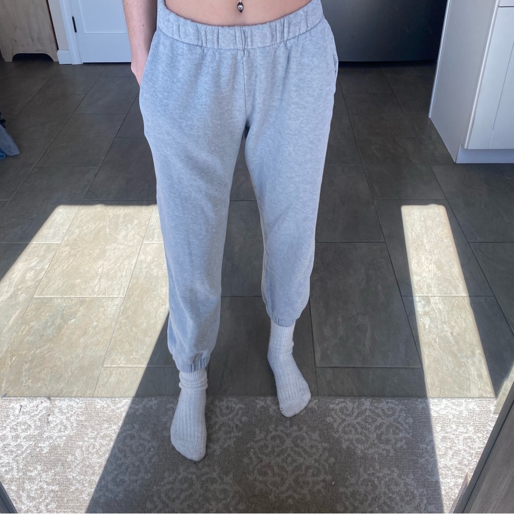 Gray brandy sweat pants